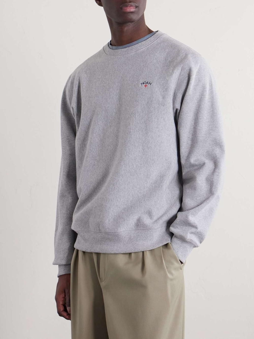 Noah Gray Terry cloth Crewneck Sweatshirt